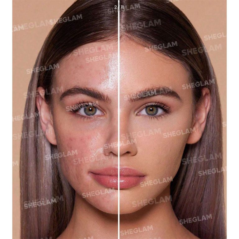 SHEGLAM Skin-Focus High Coverage Powder Foundation - Nude