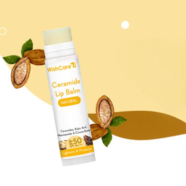 Wish Care Ceramide Lip Balm with SPF 50 PA+++ (Natural)