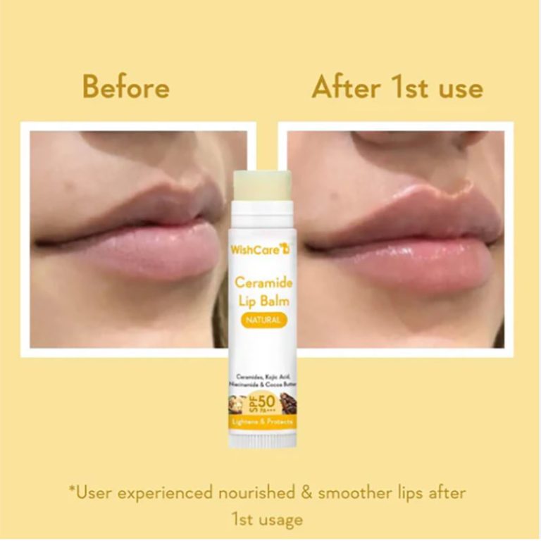 Wish Care Ceramide Lip Balm with SPF 50 PA+++ (Natural)