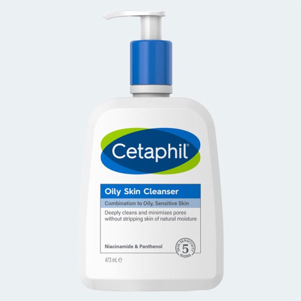 Cetaphil Oily Skin Cleanser For Combination To Oily Sensitive Skin - 473ml