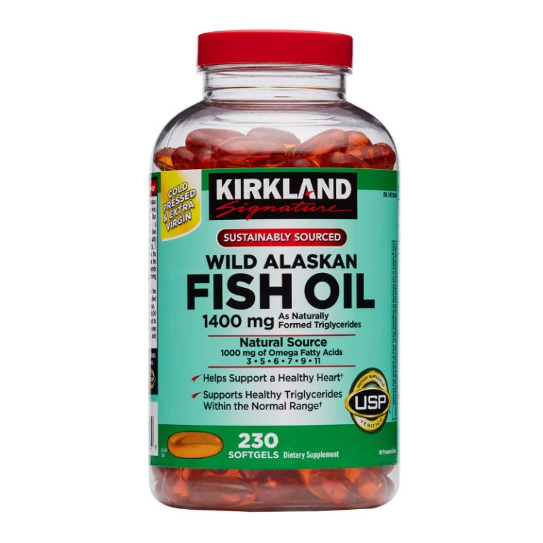Kirkland Signature Wild Alaskan Fish Oil 1400 mg - 230 Capsule