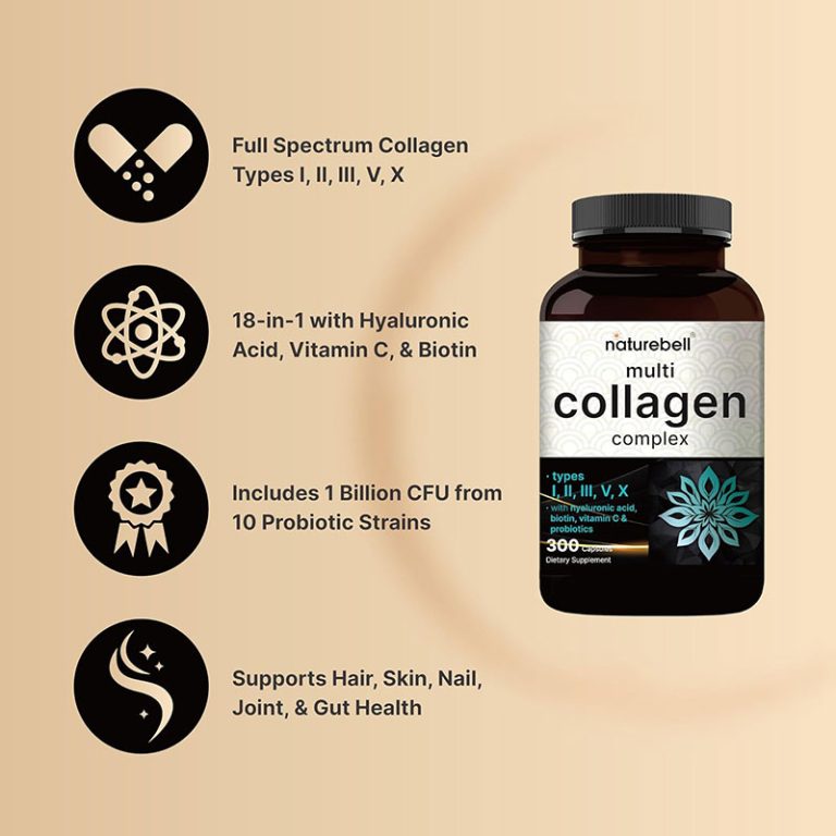 NatureBell Multi Collagen Complex - 300 Capsules