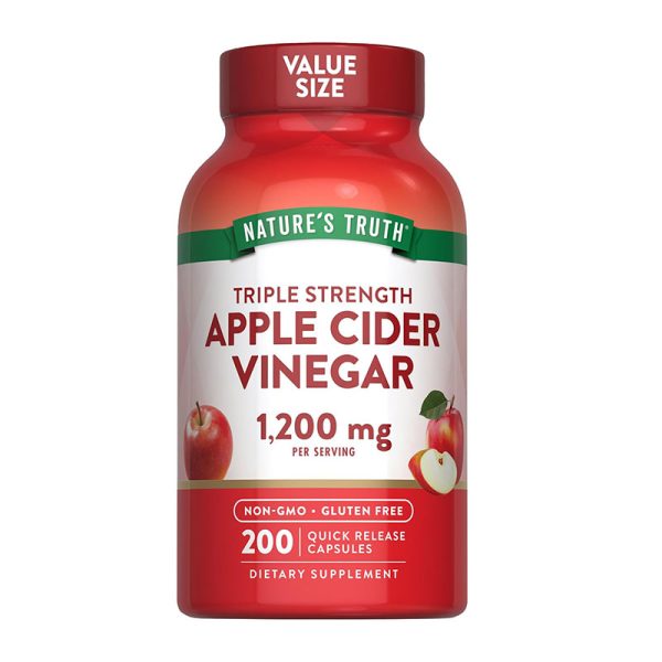 Nature’s Truth Apple Cider Vinegar 1200mg - 200 Capsules