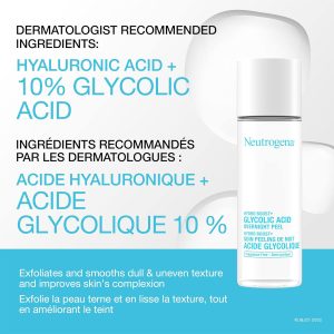 Neutrogena Hydro Boost+ Glycolic Acid Overnight Peel, Fragrance Free - 94ml