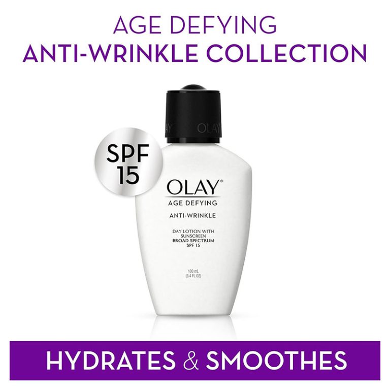Olay Age Defying Anti-Wrinkle Day Face Lotion with Sunscreen SPF 15 - 100ml