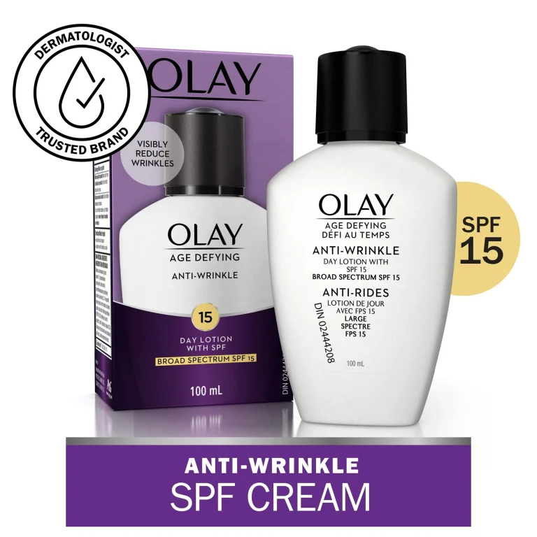 Olay Age Defying Anti-Wrinkle Day Face Lotion with Sunscreen SPF 15 - 100ml