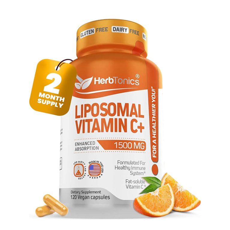 HerbTonics LIPOSOMAL VITAMIN C - 120 Vegetarian Capsules