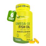 HerbTonics OMEGA-3X FISH OIL - 180 softgels