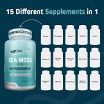 HerbTonics Sea Moss with Ashwagandha - 60 Vegetarian Capsules