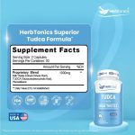 HerbTonics TUDCA with Milk Thistle - 60 Vegetarian Capsules