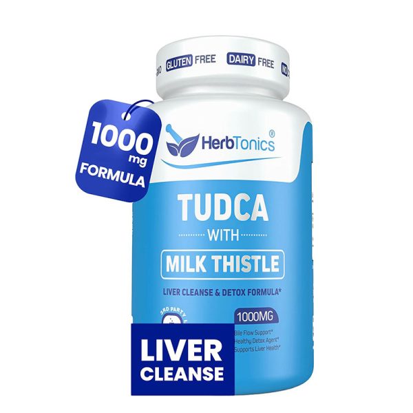 HerbTonics TUDCA with Milk Thistle - 60 Vegetarian Capsules