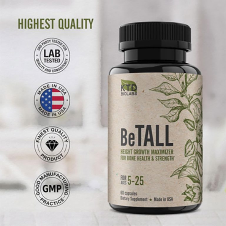 KTD Biolabs BeTall Height Growth Maximizer - 60 Capsules