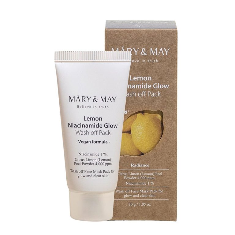 Mary & May Lemon Niacinamide Glow Wash off Pack - 30GM