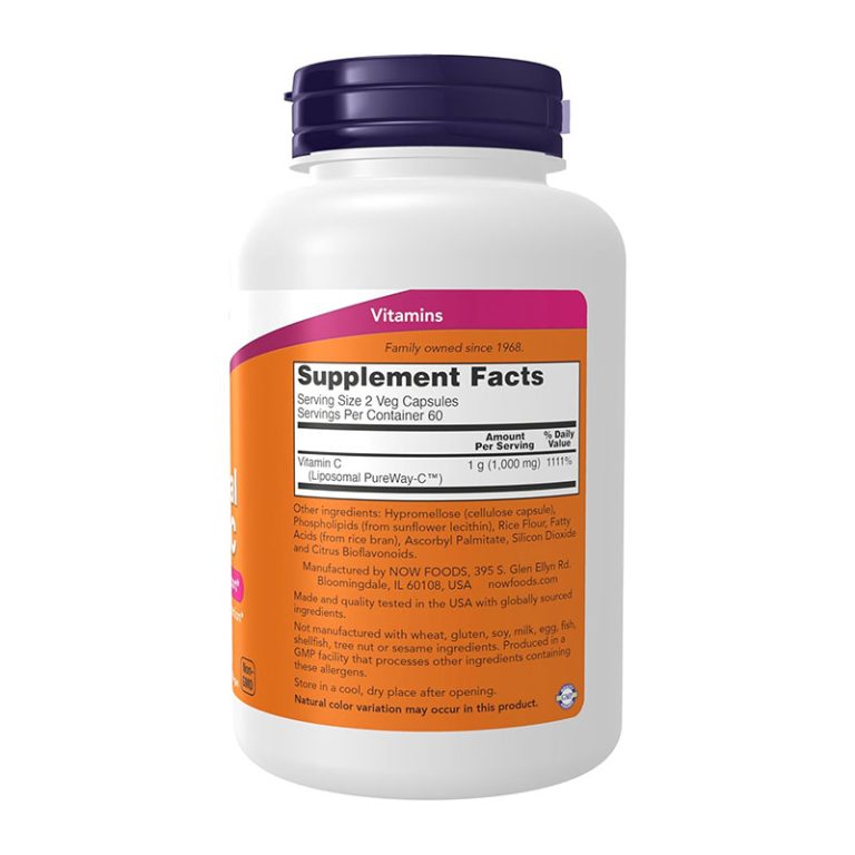 NOW Liposomal Vitamin C - 120 Veg Capsules
