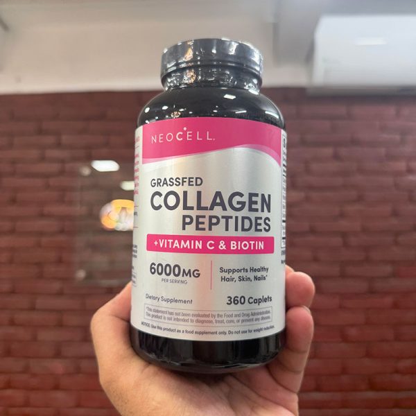 NeoCell Grassfed Collagen Peptides + C & Biotin 360 Tablets