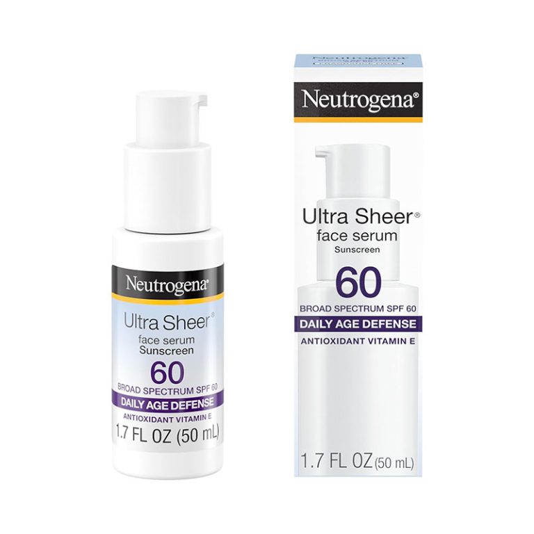 Neutrogena Ultra Sheer Moisturizing Face Serum Vitamin E & SPF 60 (50ml)
