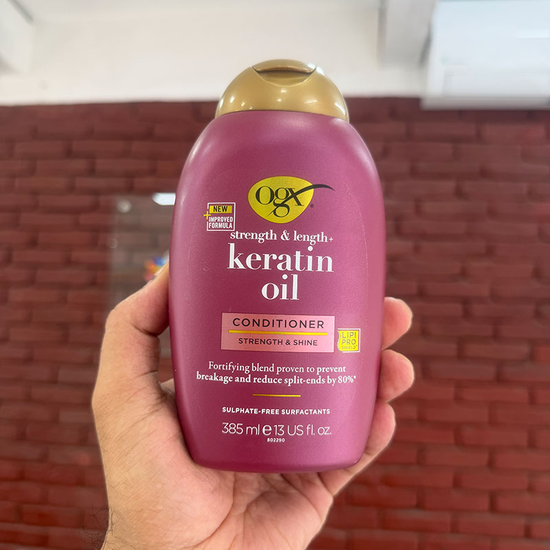 Ogx Keratin Oil Conditioner Strength & Shine - 385ml
