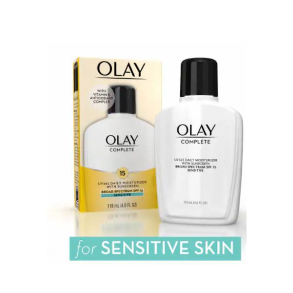 Olay Complete UV365 Daily Moisturizer Sensitive with Sunscreen SPF 15 - 118ml