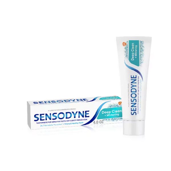 Sensodyne Deep Clean + Whitening Toothpaste - 113gm