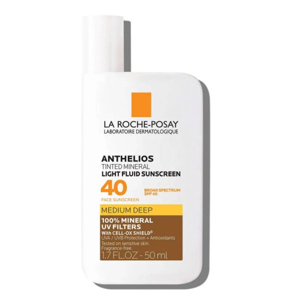 La Roche-Posay Anthelios Tinted Mineral Fluid Sunscreen SPF 40 Medium - 50ml
