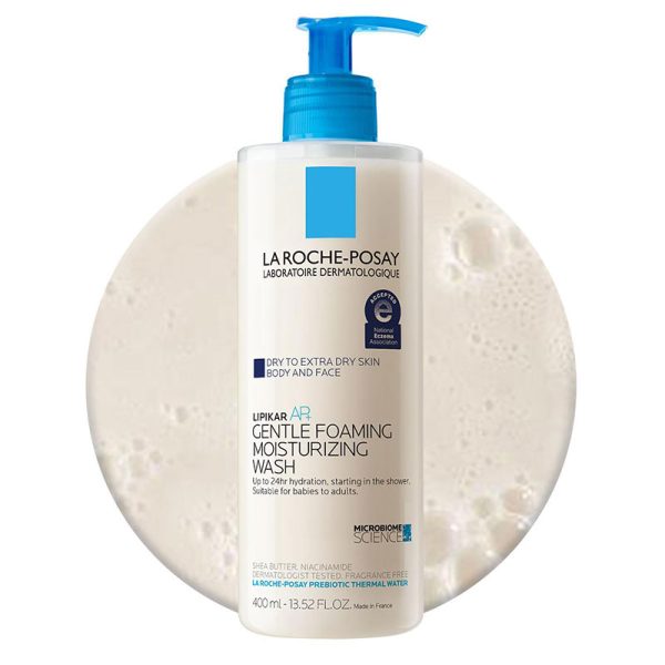 La Roche- Posay Lipikar AP+ Gentle Foaming Moisturizing Wash Body & Face - 400ml