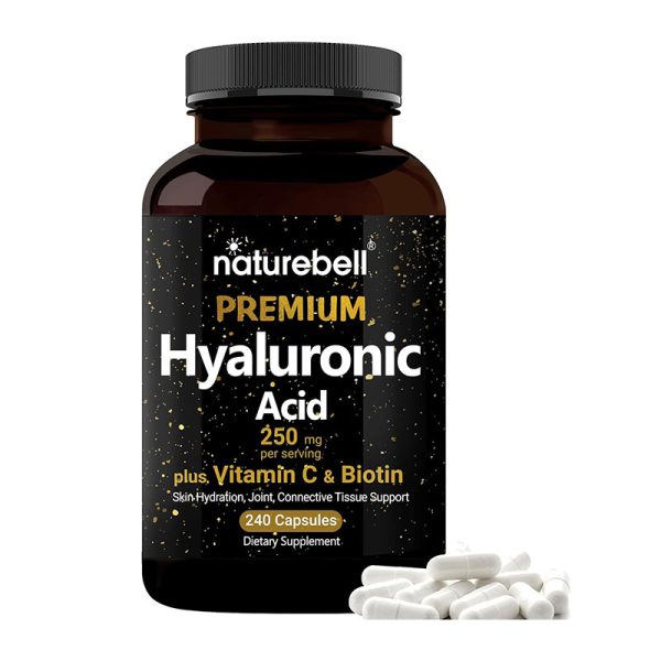 NatureBell Hyaluronic Acid Supplements 250mg - 240 Capsules