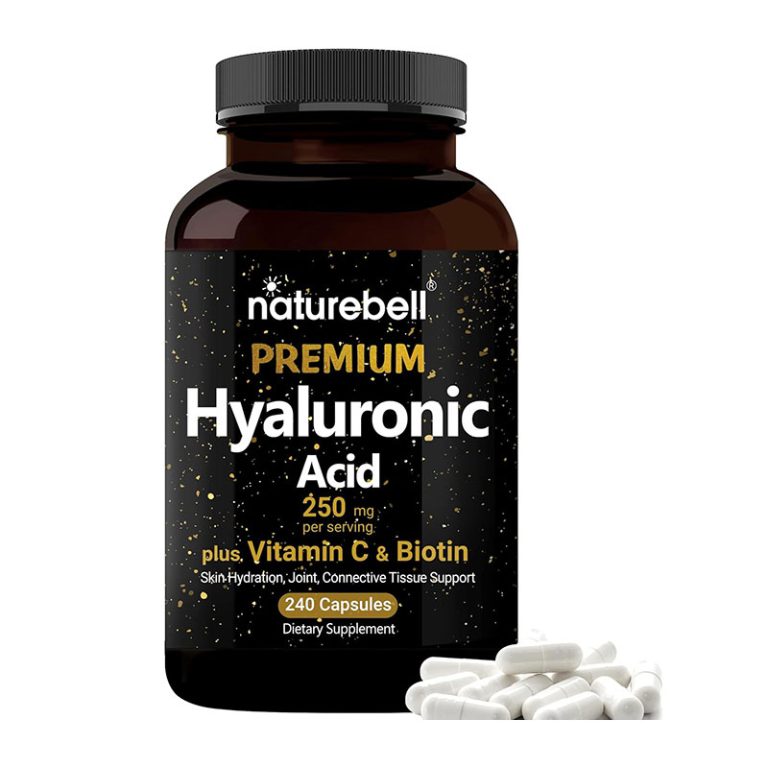 NatureBell Hyaluronic Acid Supplements 250mg - 240 Capsules