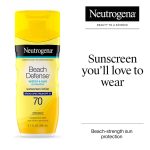 Neutrogena Beach Defense Water + Sun Protection Sunscreen Lotion Broad Spectrum Spf 70 - 198ml