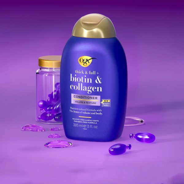 OGX Biotin & Collagen Conditioner VOLUMIZE - 385ml