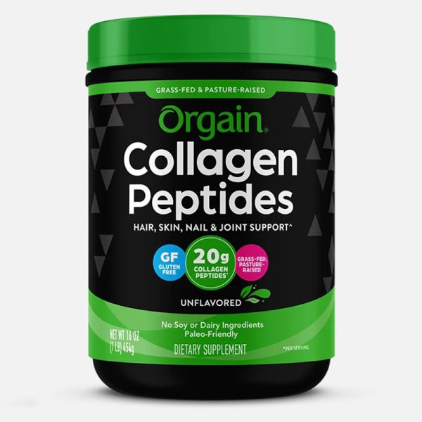 Orgain Grass Fed Pasture Raised Collagen Peptides Unflavored - 454g
