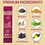 POWERPAK Nutrition Organic Honey Mix with Ginseng Tribulus 12g*12 Sachets