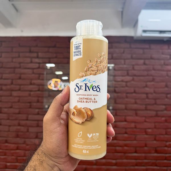 St. Ives Soothing Body Wash Oatmeal And Shea Butter - 450ml