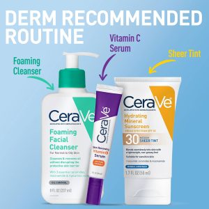 CeraVe Hydrating Mineral Sunscreen SPF 30 Medium Sheer Tint - 50ml