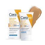 CeraVe Hydrating Mineral Sunscreen SPF 30 Medium Sheer Tint - 50ml
