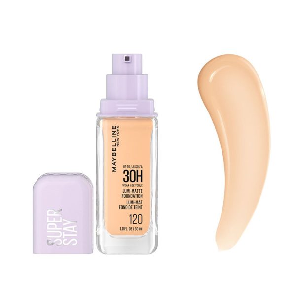 Maybelline Superstay Up To 30H Lumi Matte SPF 16 Foundation Shade 120 - 35ml