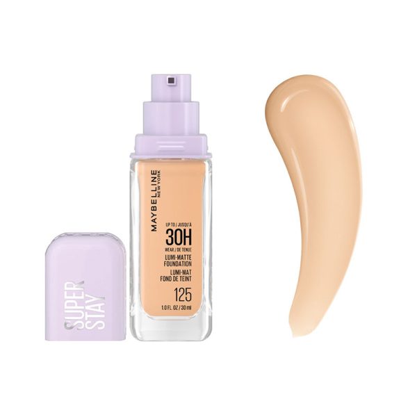 Maybelline Superstay Up To 30H Lumi Matte SPF 16 Foundation Shade 125 - 35ml