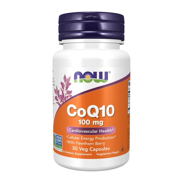 NOW Supplements CoQ10 100mg - 30 Softgels