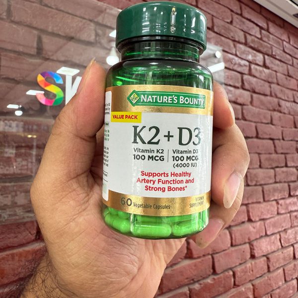 Nature's Bounty K2 + D3 - 60 Capsules