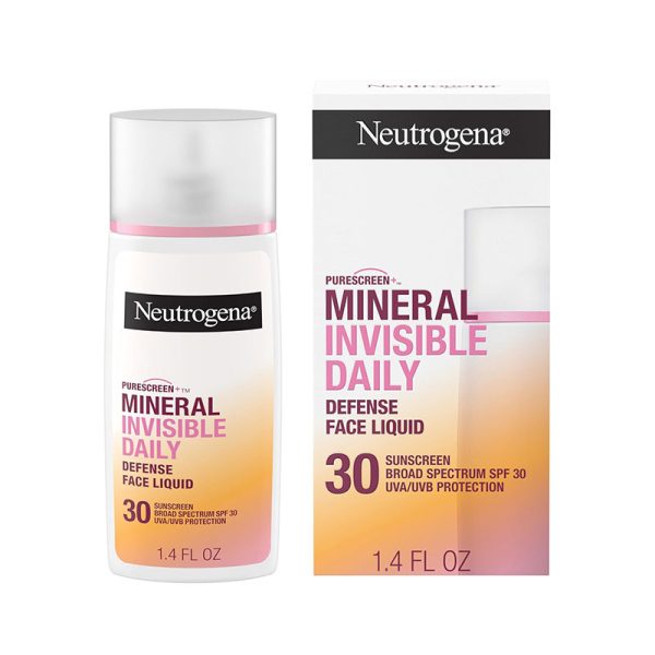 Neutrogena Purescreen+ Invisible Daily Defense Mineral Face Liquid With SPF 30 - 40ml
