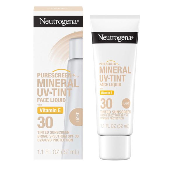 Neutrogena Purescreen Mineral UV Tint Face Liquid Sunscreen spf 30 Light - 32ml