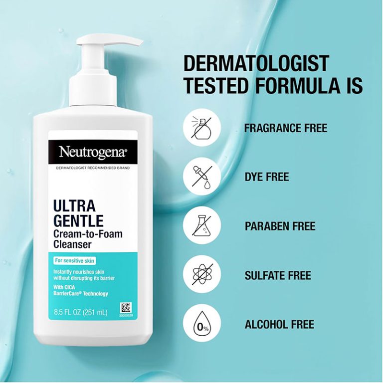 Neutrogena Ultra Gentle Cream to Foam Cleanser - 354ml