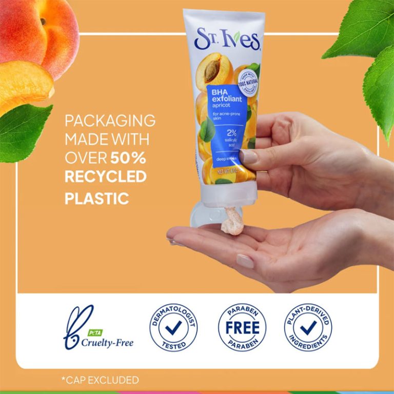 St Ives BHA Exfolian Apricot for Acne-prone Skin - 170gm