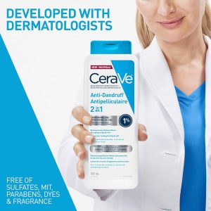 CeraVe 2-in-1 Anti-Dandruff Antipelliulaire Shampoo and Conditioner - 355ml