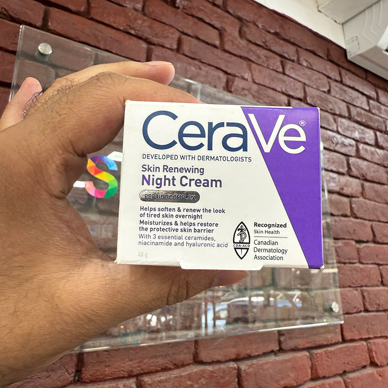 CeraVe Skin Renewing Night Cream - 48gm (France) CeraVe Skin Renewing Night Cream - 48gm (France)
