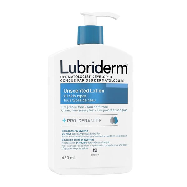 Lubriderm Unscented Lotion - 480ml