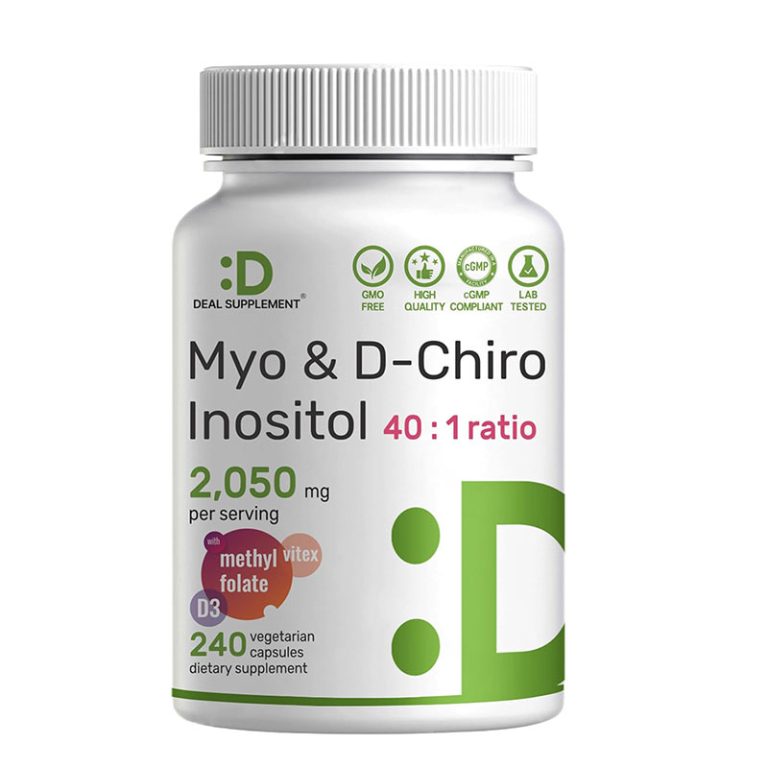 Deal Supplement Myo-Inositol & D-Chiro Inositol (40:1) 240 Veggie Capsules