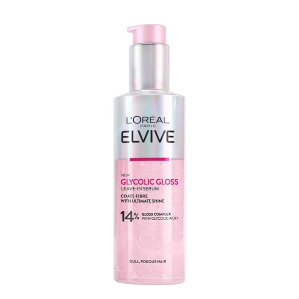 L’Oreal Paris Elvive Glycolic Gloss Leave-In Serum for Dull Hair 150ml