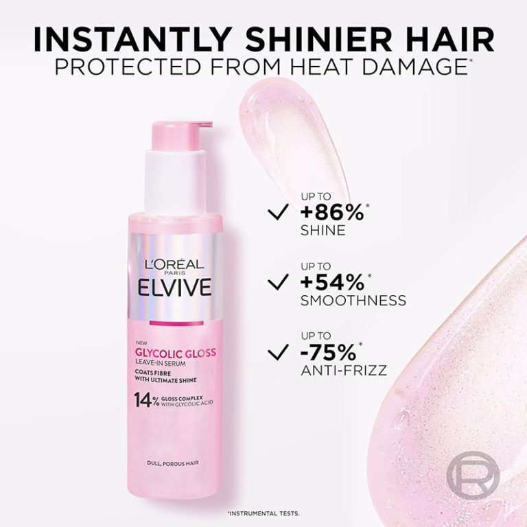 L’Oreal Paris Elvive Glycolic Gloss Leave-In Serum for Dull Hair 150ml
