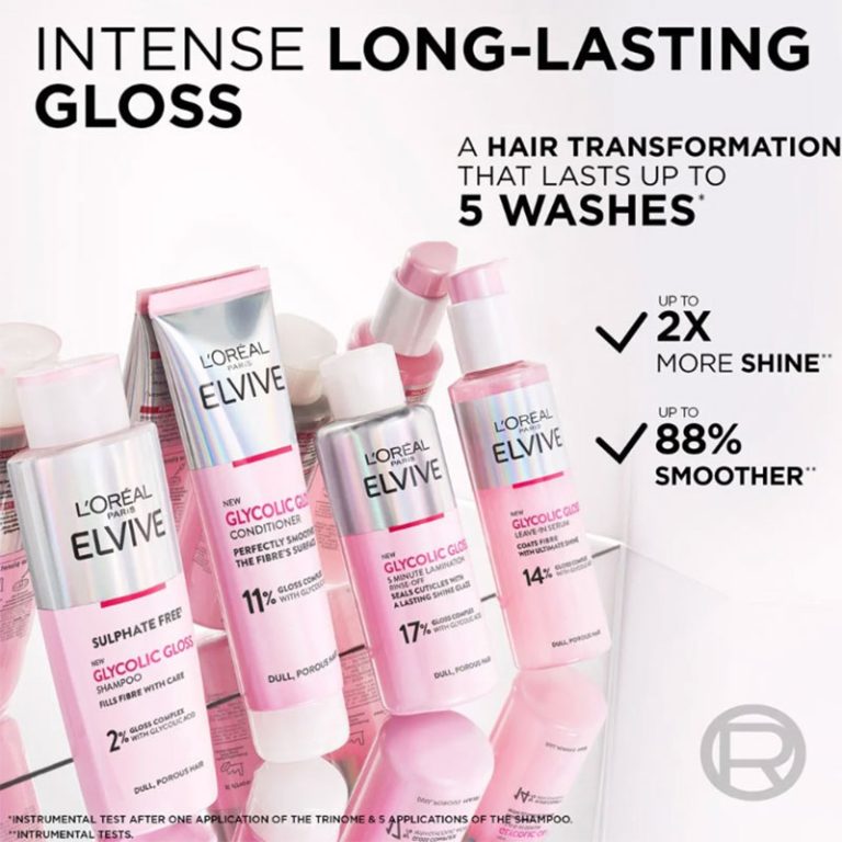 L'oreal Elvive Glycolic Gloss Glussing Routin