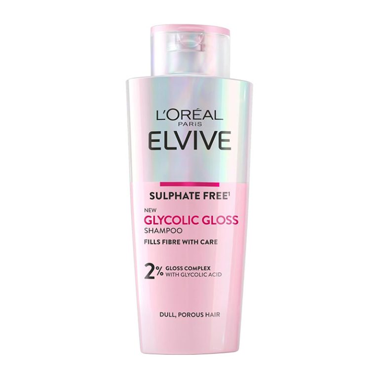 L'oreal Elvive Glycolic Gloss Sulphate Free Shampoo for Dull & Porous Hair 200ml